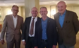 Besuch von Volkert Ruhe (GhJ) am 7.5.19 Spendenempfang